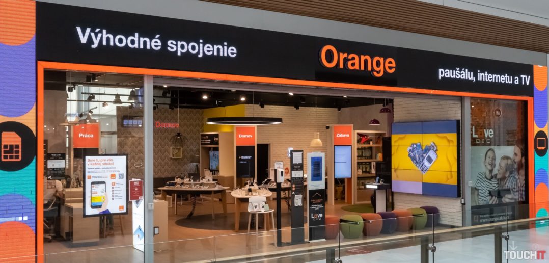 Orange predajňa Aupark